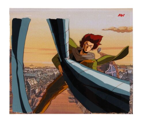 488. Deprive Original Production Cels on Printed Presentation Background ### ROBOT CARNIVAL (1987)