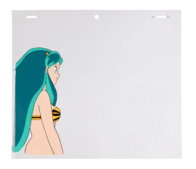 497. Lum Original Production Cel ### URUSEI YATSURA (TV SERIES, 1981-1986)