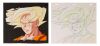 513. Super Saiyan Goku Original Production Cel on Printed Presentation Background with Matching Douga from "Goku vs. Pikkon" ### DRAGON BALL Z (TV SERIES, 1989-1996)