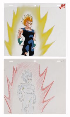 515. Majin Vegeta Original Production Cel with Matching Douga from "The Losses Begin" ### DRAGON BALL Z (TV SERIES, 1989-1996)