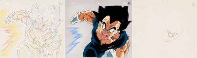 523. Vegeta Original Production Cel with Matching Douga Drawing ### DRAGON BALL Z: FUSION REBORN (1995)