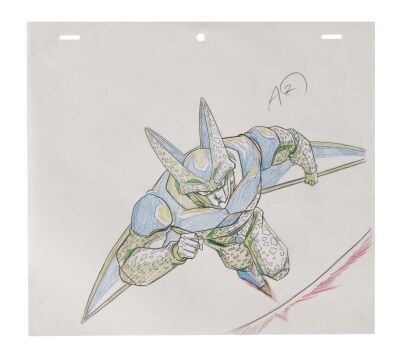 534. Perfect Cell Genga Drawing from "Gohan's Plea" ### DRAGON BALL Z (TV SERIES, 1989-1996)