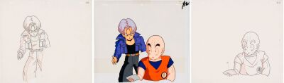 541. Future Trunks and Krillin Original Production Cel with Matching Douga ### DRAGON BALL Z (TV SERIES, 1989-1996)