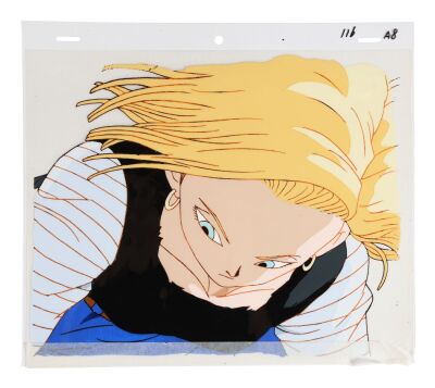 544. Android 18 Original Production Cel from "Closing In" ### DRAGON BALL Z (TV SERIES, 1989-1996)