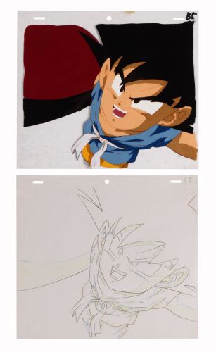 559. Goku Original Production Cel with Matching Douga Drawing from "A Devastating Wish" ### DRAGON BALL GT (TV SERIES, 1996-1997)