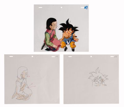 560. Goku and Chi-Chi Original Production Cel with Matching Douga Drawing from "Until We Meet Again" ### DRAGON BALL GT (TV SERIES, 1996-1997)