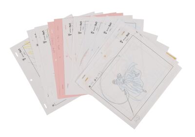 569. Rukia Kuchiki Genga and Douga Drawing Set from "Rukia and Kaien, the Sorrowful Reunion" ### BLEACH (TV SERIES, 2004-2023)