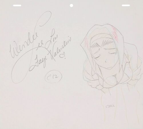 574. Faye Valentine Genga Drawing Signed by Wendee Lee ### COWBOY BEBOP (TV SERIES, 1998-1999)