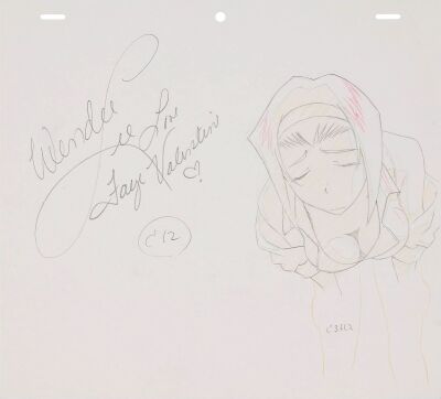 574. Faye Valentine Genga Drawing Signed by Wendee Lee ### COWBOY BEBOP (TV SERIES, 1998-1999)