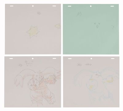 592. Set of Four Gargomon Genga Drawings from "To Fight or Not to Fight" ### DIGIMON TAMERS (TV SERIES, 2001-2002)