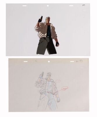 601. Batou Original Production Cel with Matching Douga Drawing ### GHOST IN THE SHELL (1995)