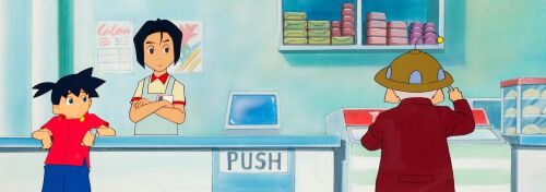 620. Ikki and Henry Original Production Pan Cel on Hand-Painted Key Master Production Background ### MEDABOTS (TV SERIES, 1999-2004)