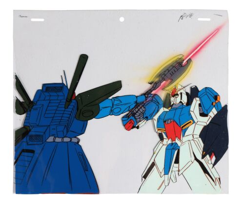 622. MSZ-006 Zeta Gundam Original Production Cel ### MOBILE SUIT ZETA GUNDAM (TV SERIES, 1985-1986)