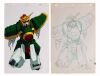 624. Dragon Gundam Original Pan Production Cel with Matching Douga Drawing from "Sai Saici's New Attack! Blazing Dragon Gundam" ### MOBILE FIGHTER G GUNDAM (TV SERIES, 1994-1995)
