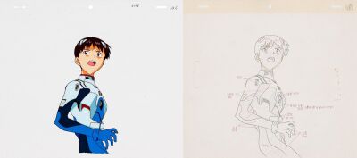 638. Shinji Original Production Cel and Matching Douga Drawing from "Weaving a Story 2: Oral Stage" ### NEON GENESIS EVANGELION (TV SERIES, 1995-1996)
