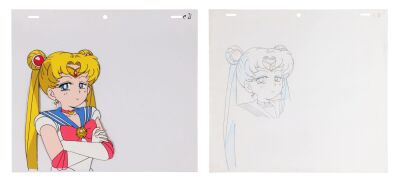 659. Usagi Original Production Cel with Matching Douga Drawing ### SAILOR MOON (TV SERIES, 1992-1997)