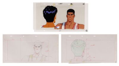 675. Akagi Original Production Pan Cel with Two Matching Douga Drawings ### SLAM DUNK (TV SERIES, 1993-1996)