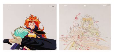 679. Lina Original Production Cel with Matching Douga Drawing ### SLAYERS, THE (TV SERIES, 1995-2009)