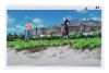 695. Kiki and Tombo Original Production Cel on Fine Art Gicl&eacute;e Background ### KIKI'S DELIVERY SERVICE (1989)
