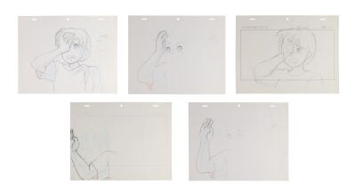 700. Set of Five Shizuku Tsukishima Genga Drawings ### WHISPER OF THE HEART (1995)