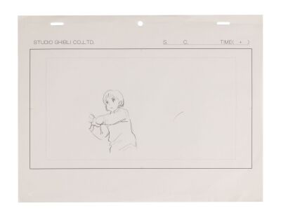 701. Shizuku Tsukishima Genga Drawing ### WHISPER OF THE HEART (1995)