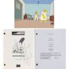 267. Homer Simpson and Leon Kompowsky Original Production Cel from "Stark Raving Dad" on Studio Printed Background, Table Draft Script, and First Writer&rsquo;s Draft Script Signed by Michael Jackson ### SIMPSONS, THE (TV SERIES, 1989-PRESENT)