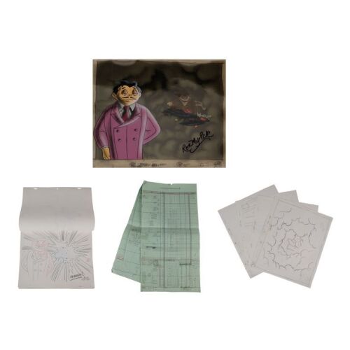 310. Uncle Fester Creates an Explosive Scene Original Production Cels Matching Production Drawings, Camera Layout Drawings Signed by Ron Myrick and Timing Sheet ### ADDAMS FAMILY, THE (TV SERIES, 1992-1993)
