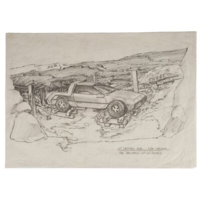 23. Hand-Drawn Martin A. Kline "DeLorean Up on Blocks" Concept Drawing ### BACK TO THE FUTURE PART III (1990)