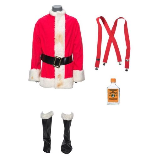 24. Willie Soke's (Billy Bob Thornton) Santa Costume Components and Bottle ### BAD SANTA (2003)