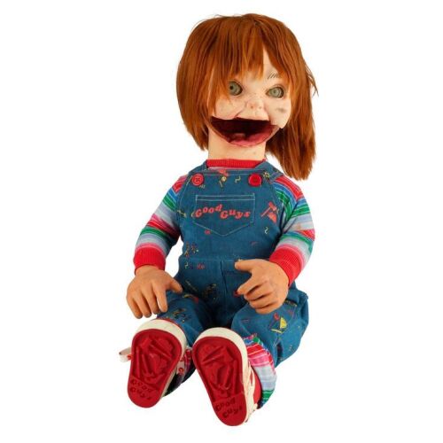 61. Bloodied Chucky (Brad Dourif) Doll ### CHUCKY (T.V. SERIES, 2021 - 2024)