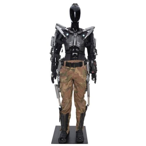 83. Agent C. M. Kruger's (Sharlto Copley) Light-Up Battle-Damaged H.U.L.C. Suit Costume and Bloodied Lightweight Katana ### ELYSIUM (2013)