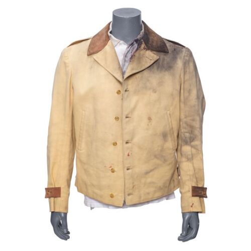 84. Planet Hollywood Collection: Geoffrey Clifton's (Colin Firth) Distressed Aviation Jacket and Shirt ### THE ENGLISH PATIENT (1996)