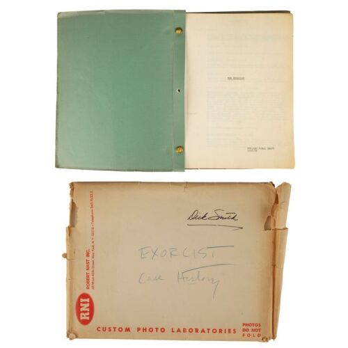 87. Dick Smith Collection: Dick Smith's Personal Bound Revised Final Draft Script with "Rite of Exorcism" Case Study ### THE EXORCIST (1973)