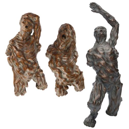 99. Dick Smith Collection: Set of Three Eddie Jessup (William Hurt) Devolved Makeup Reference Maquettes ### ALTERED STATES (1980)