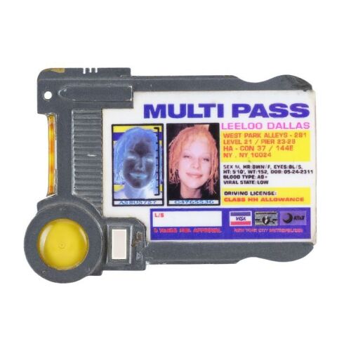 107. Leeloo's (Milla Jovovich) Screen-Matched Light-Up Multi Pass ### THE FIFTH ELEMENT (1997)