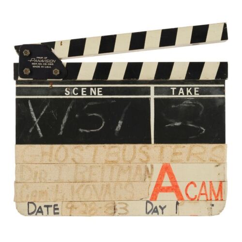 127. Joseph E. Thibo Collection: "A" Unit Clapperboard with Call Sheet and Promotional Materials ### GHOSTBUSTERS (1984)