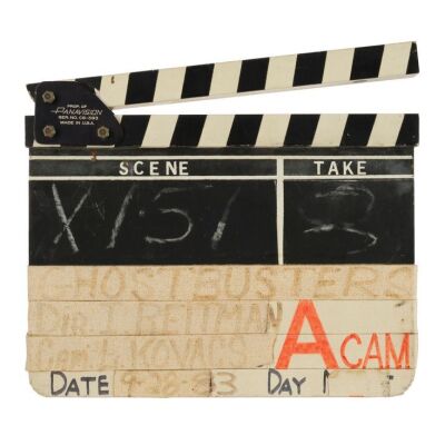 127. Joseph E. Thibo Collection: "A" Unit Clapperboard with Call Sheet and Promotional Materials ### GHOSTBUSTERS (1984)