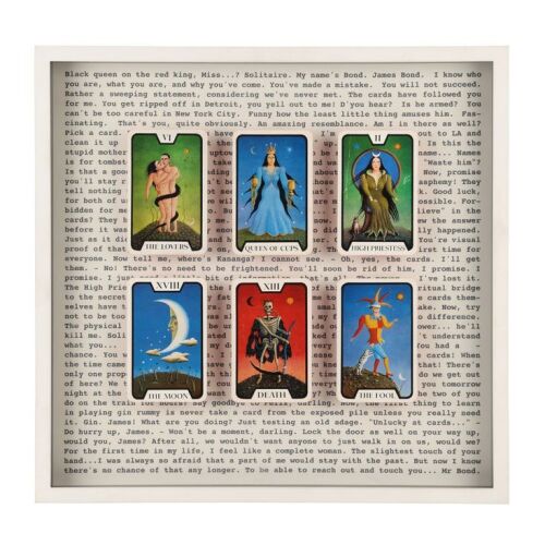 180. Solitaire's (Jane Seymour) Framed Set of Six Tarot Cards ### JAMES BOND: LIVE AND LET DIE (1973)