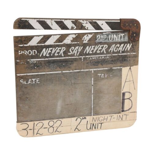181. 2nd Unit Clapperboard ### JAMES BOND: NEVER SAY NEVER AGAIN (1983)