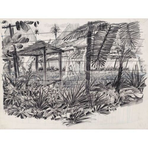 191. Hand-Drawn Martin A. Kline Visitor Center Concept Sketch ### JURASSIC PARK (1993)