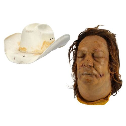 201. Michael Madsen Collection: Budd's (Madsen) Black Mamba-Bitten Dummy Head and Stand-In Cowboy Hat ### KILL BILL: VOL. 2 (2004)
