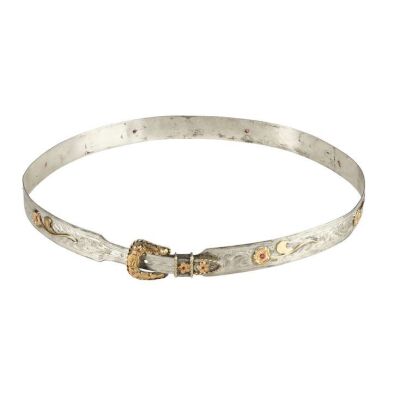212. Dawn Moore Collection: Clayton Moore's Personal Appearance Lone Ranger Costume Hat Band ### THE LONE RANGER (T.V. SERIES, 1949-1957)