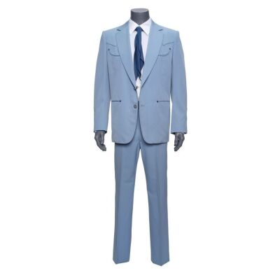 213. Dawn Moore Collection: Clayton Moore's Personal Appearance "Lone Ranger Blue" Suit ### THE LONE RANGER (T.V. SERIES, 1949 - 1957)