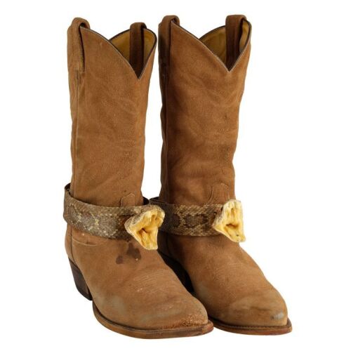 255. Planet Hollywood Collection: Mickey Knox&rsquo;s (Woody Harrelson) Snake Boots ### NATURAL BORN KILLERS (1994)
