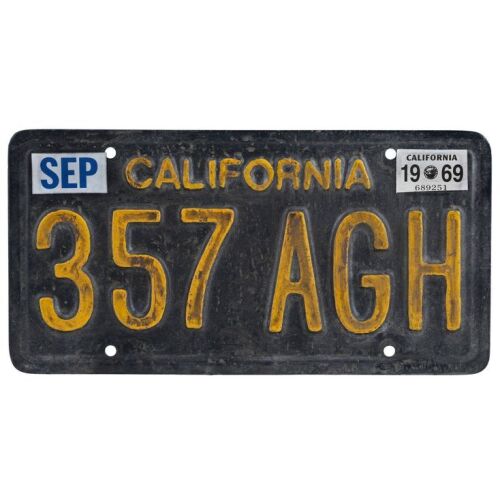 267. Manson Family's 1959 Ford Galaxie Back License Plate ### ONCE UPON A TIME... IN HOLLYWOOD (2019)