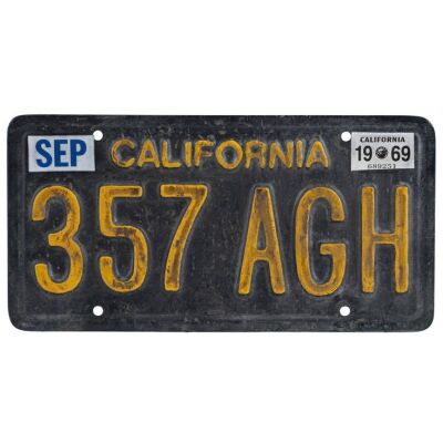 267. Manson Family's 1959 Ford Galaxie Back License Plate ### ONCE UPON A TIME... IN HOLLYWOOD (2019)