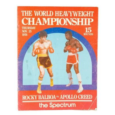 305. Planet Hollywood Collection: The Superfight 2 "Rocky Balboa vs. Apollo Creed" Program ### ROCKY II (1979)