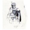 343. Hand-Drawn Jay Shuster Jango Fett (Temuera Morrison) Concept Sketch ### STAR WARS: ATTACK OF THE CLONES (2002)