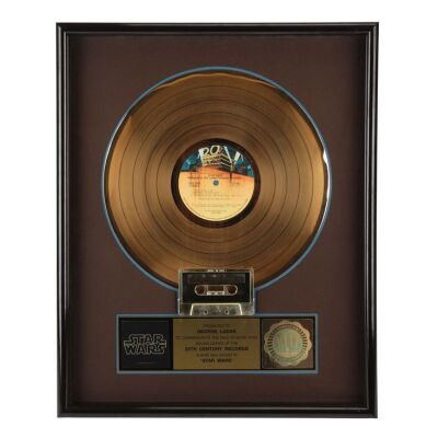 351. "Star Wars" Gold Record Display, Presented to George Lucas ### STAR WARS: A NEW HOPE (1977)