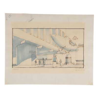 358. Joe Johnston Hand-Painted Cloud City Landing Bay Concept Artwork ### STAR WARS: THE EMPIRE STRIKES BACK (1980)